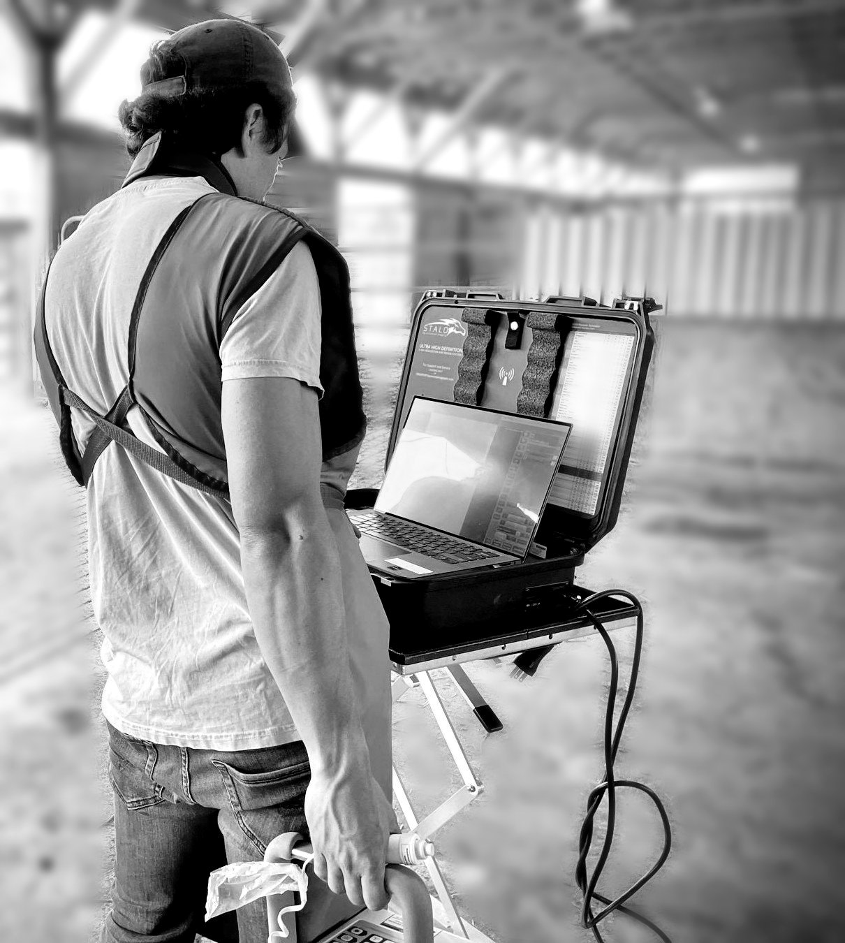 Taking radiographs with a portable X-ray unit