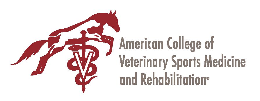 Logo of American College of Veterinary Sports Medicine and Rehabilitation.