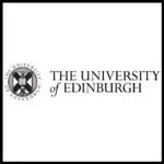 Logo of The University of Edinburgh with its emblem.